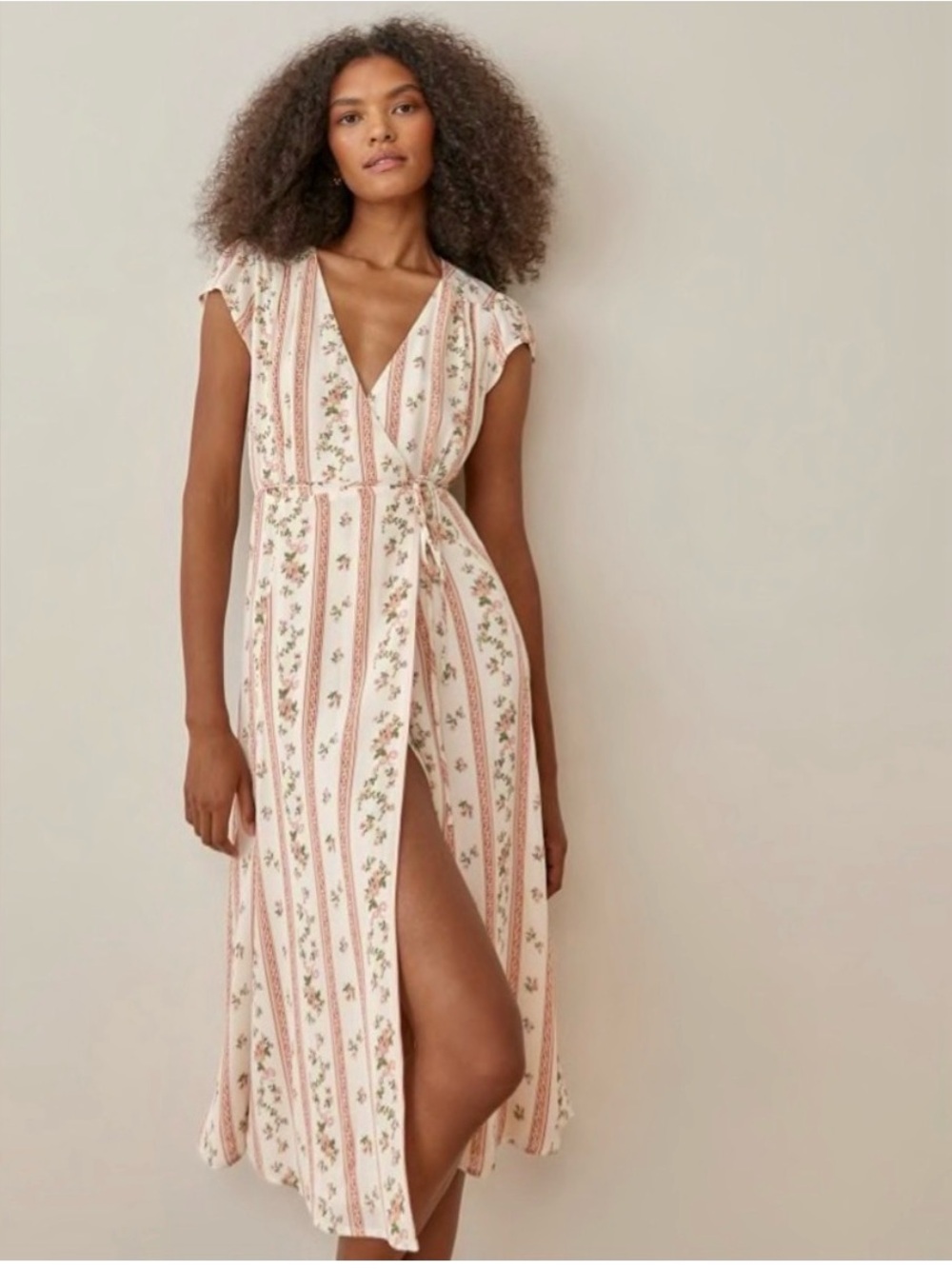 Reformation Carina Wrap Dress XL